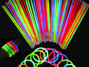Pulseiras Fluorescentes Luminosas Glow (100 unidades)