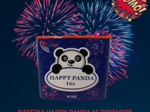 Bateria 16 Disparos Happy Panda
