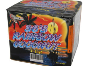 Bateria 36 Disparos Rainbow Coconut