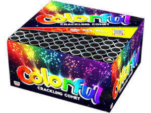 Bateria 100 Disparos Colorful & Crackling Comet
