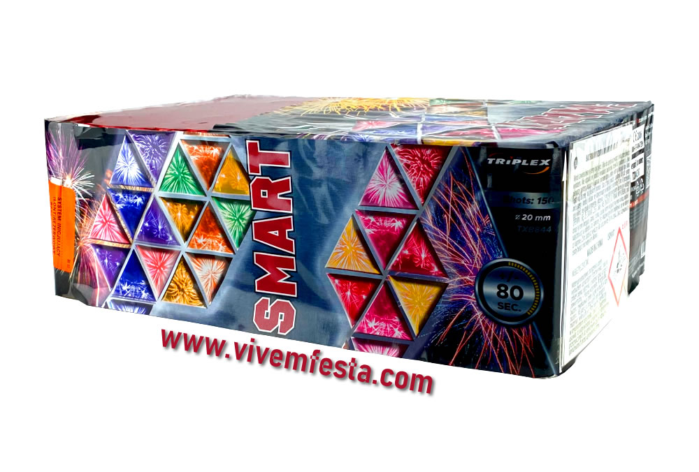 Bateria Fogo De Artifício Profissional Smart 150 Disparos