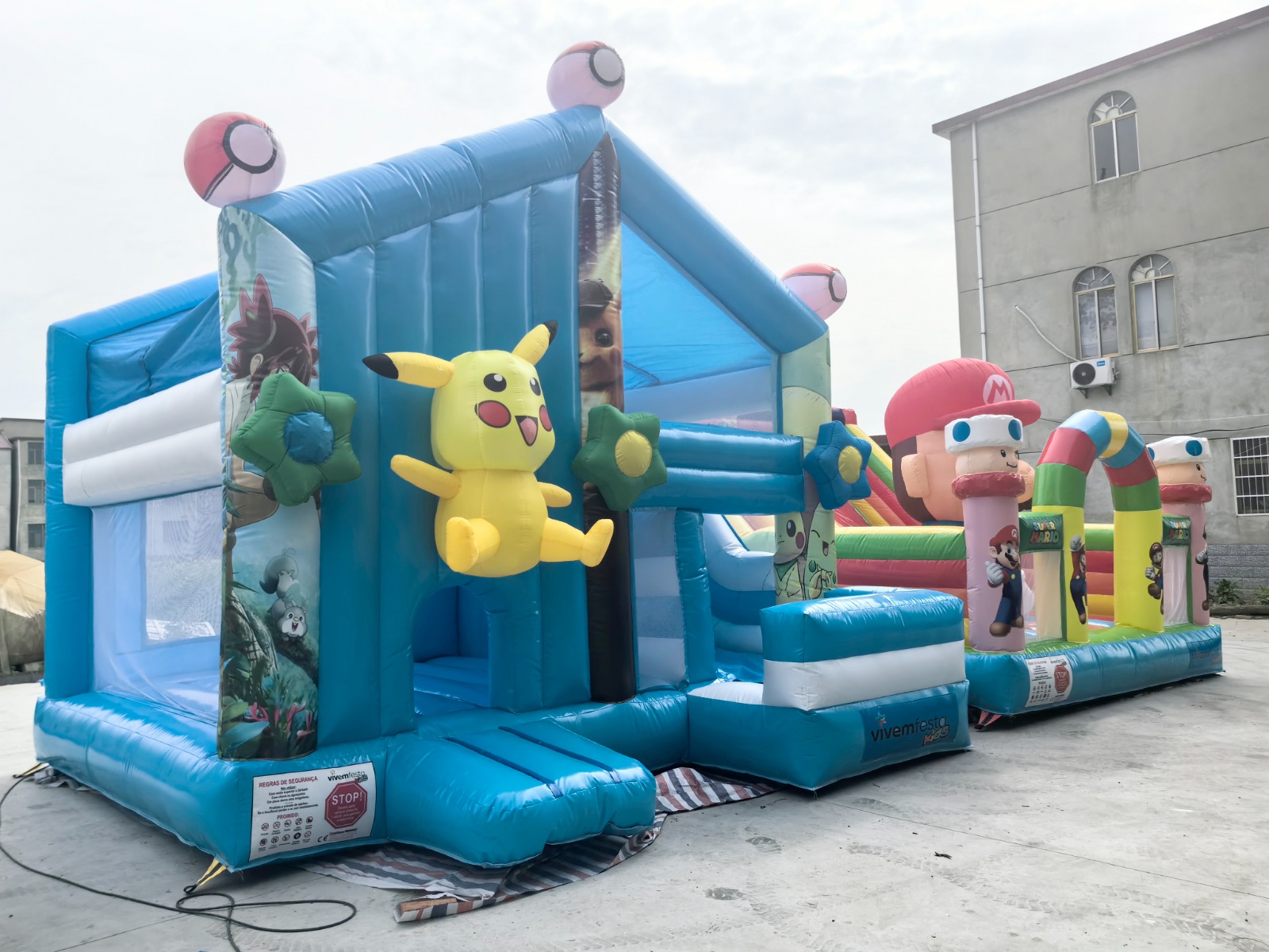Insuflável Profissional Pikachu (Tema Pokémons) - Image 3
