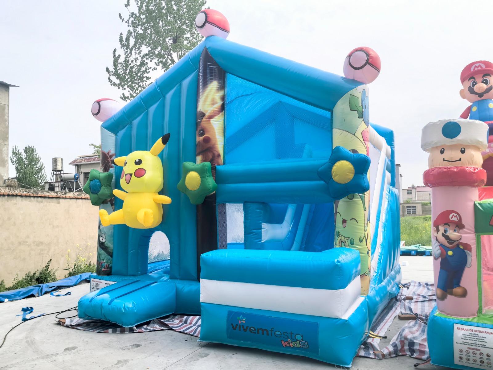 Insuflável Profissional Pikachu (Tema Pokémons) - Image 2