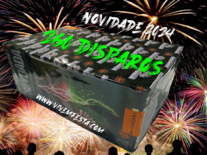 Bateria Fogo de Artifício Profissional com 260 Disparos (Categoria F3)