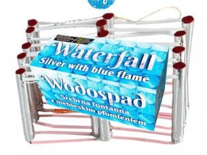 Cascata Prateada com Chama Azul (Chã Revelação Menino)