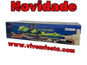 Bateria Profissional Composta com 204 Disparos Rio de Janeiro F3