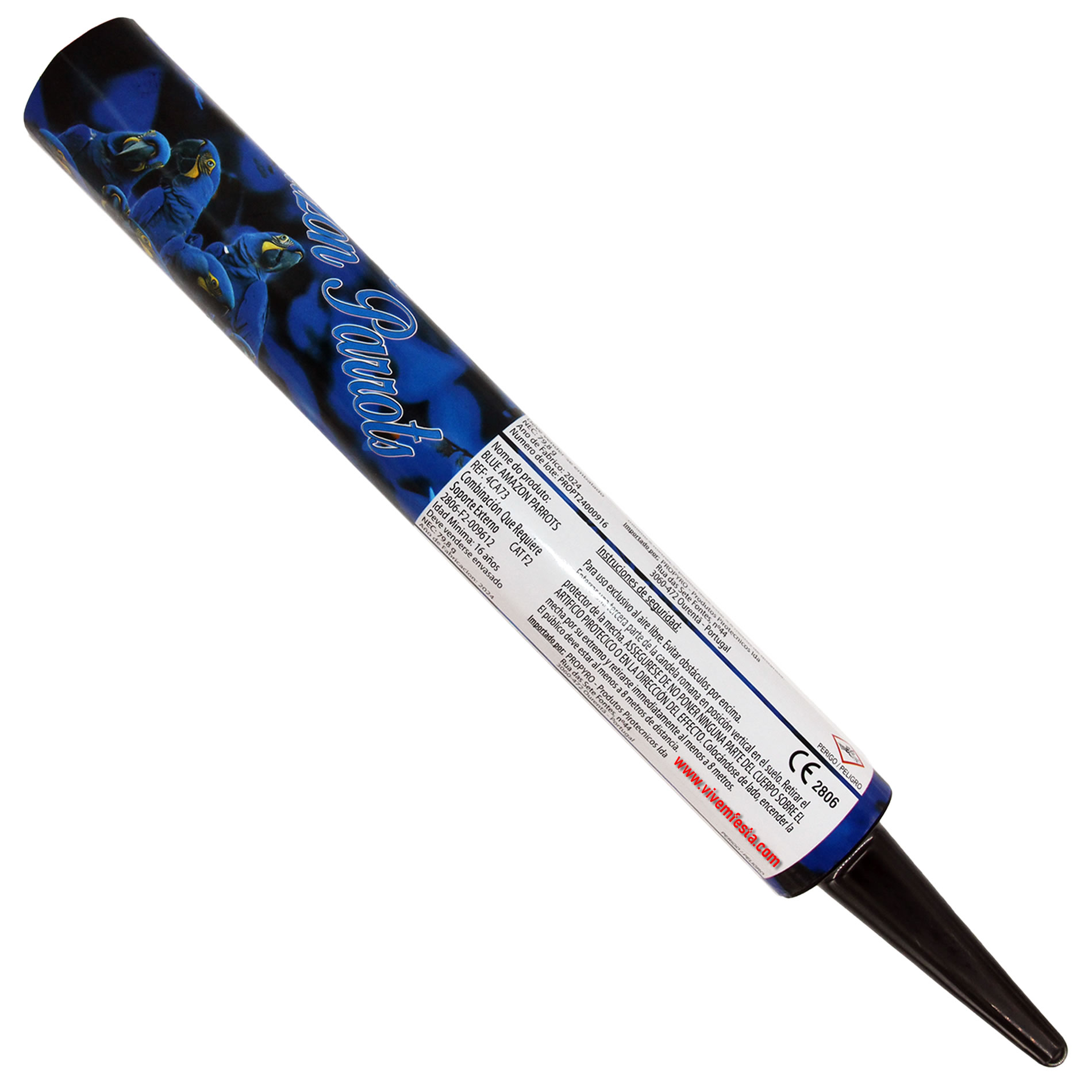 candela gatling azul 105 disparos fogo de artifício azul gatling candela azul disparos rápidos gatling azul pirotecnia