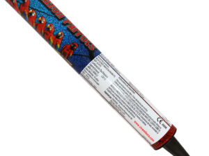Candela Gatling Azul e Vermelho 105 Disparos Pyro fogo deartificio