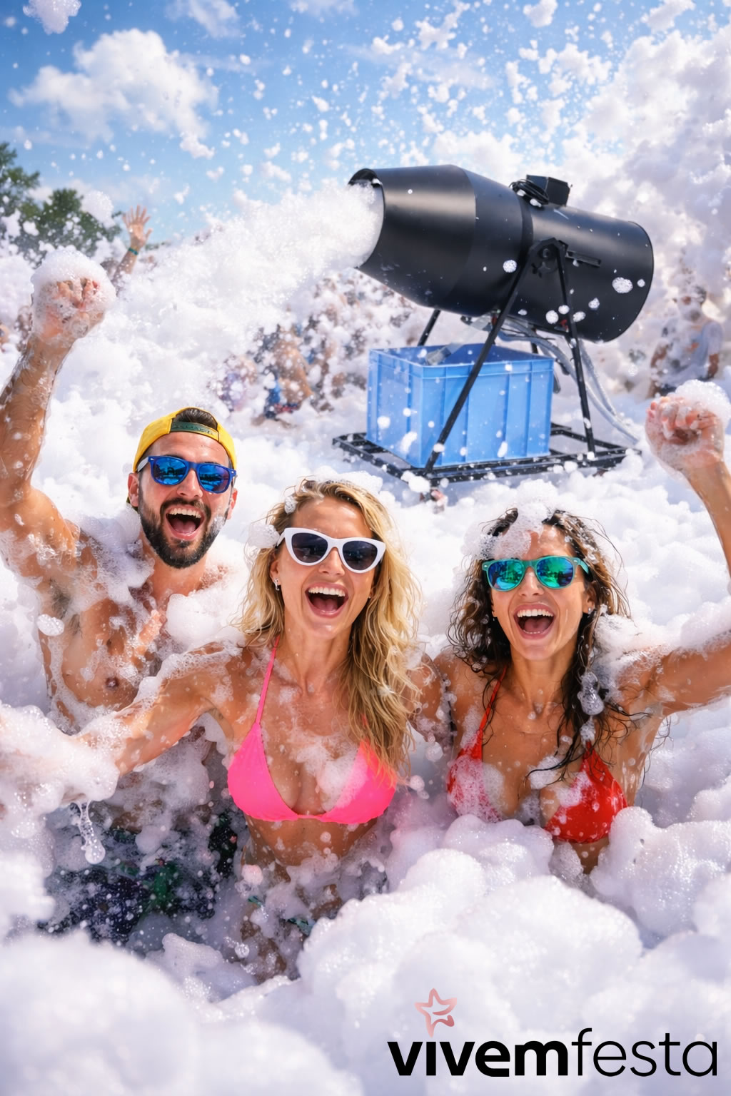 espuma eventos verão