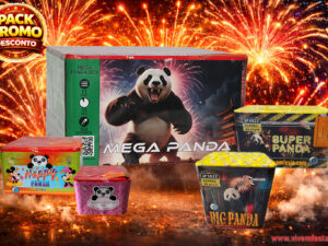 fogo de artifício para festas pack Panda 245 disparos